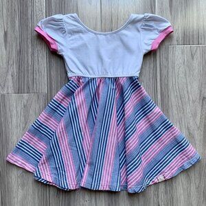 Omi Jo Candy Stripe Empire Dress